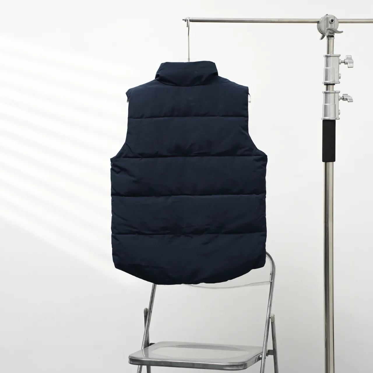P340 CANADA GOOSE丨Canada Goose Slant Pocket Stand Collar Down Vest Color: Dark Blue Red Label Size: XS-XXL